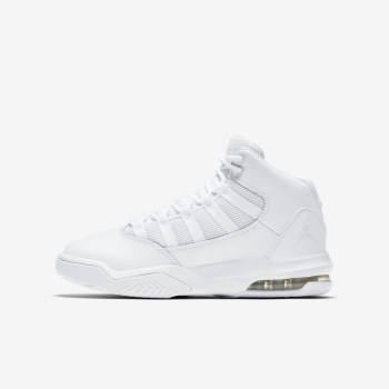 Nike Jordan Max Aura - Nagyobb Gyerek Jordan Cipő - Fehér/Fehér/Fehér